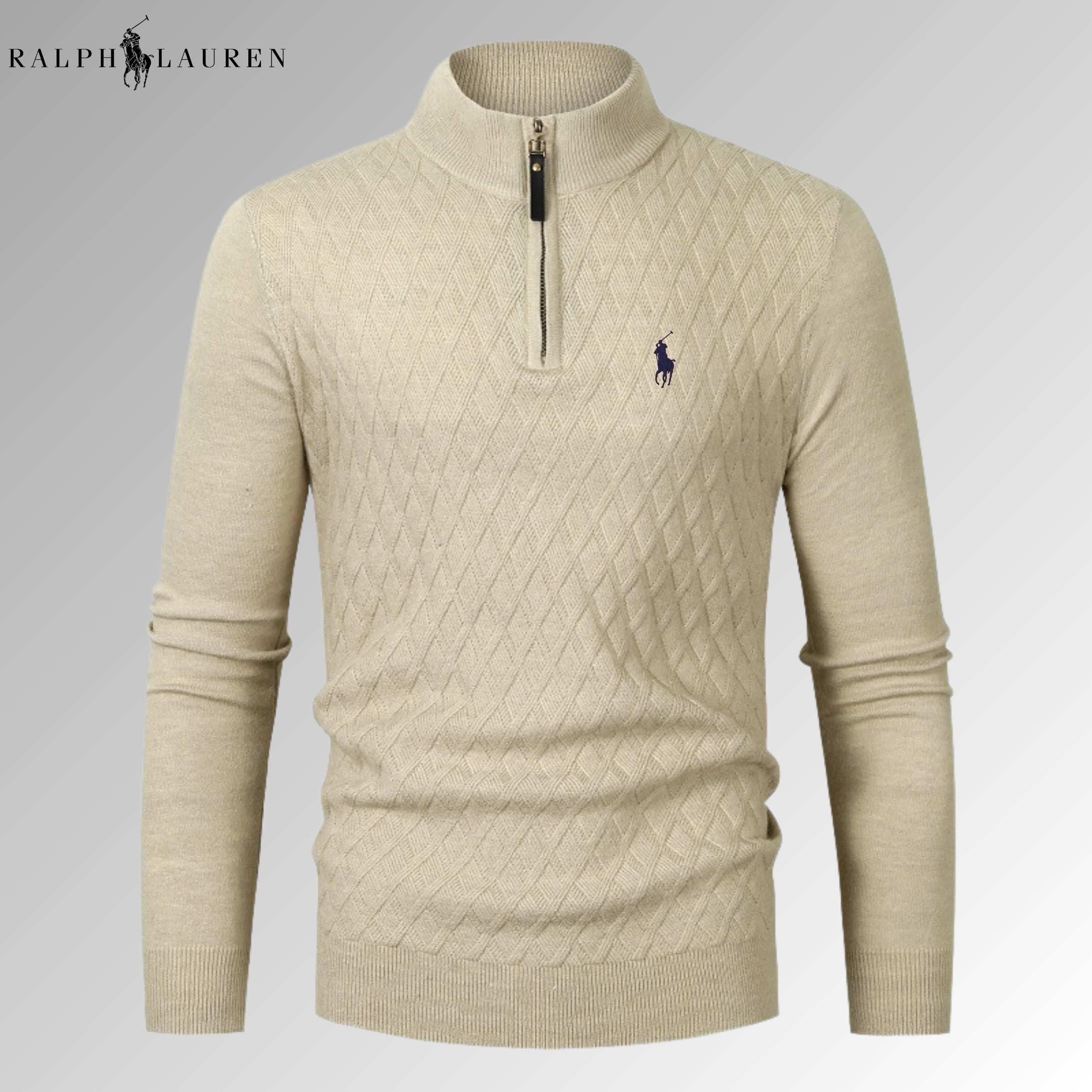 RL® Premium Pullover mit Reißverschluss