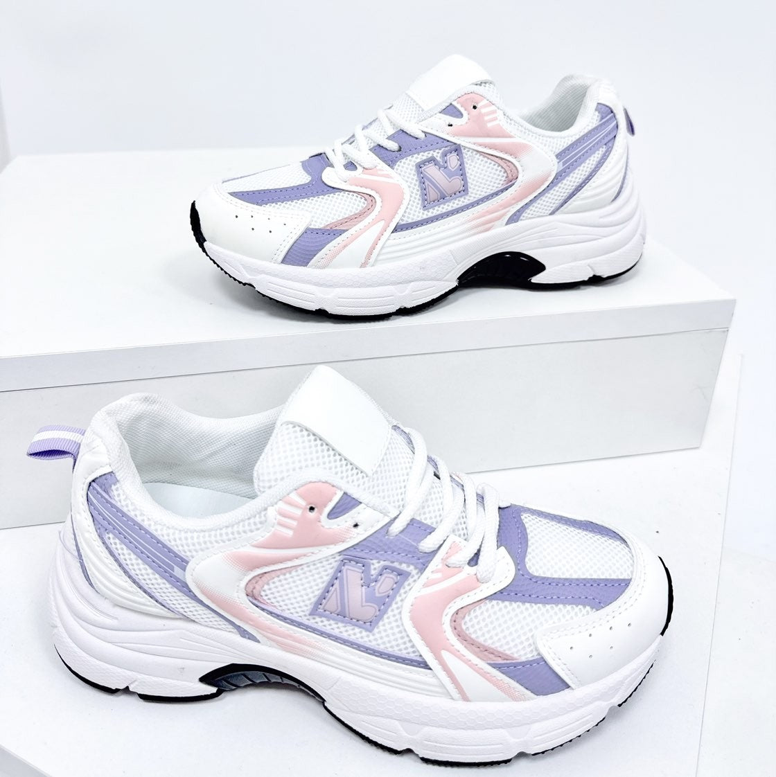 Sneakers Elara paars-roze