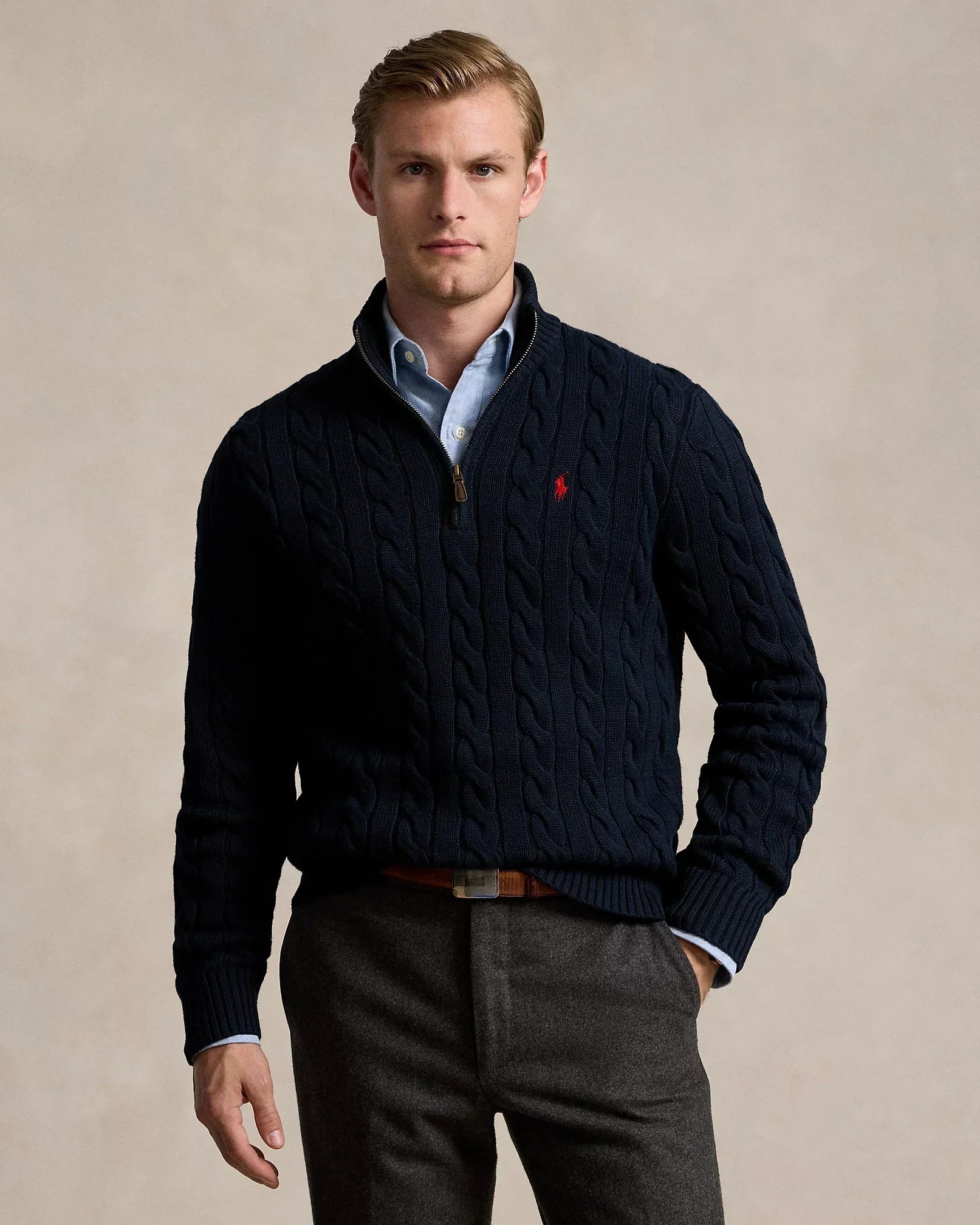 RL POLO® - Ribbed Knit Cotton Sweater