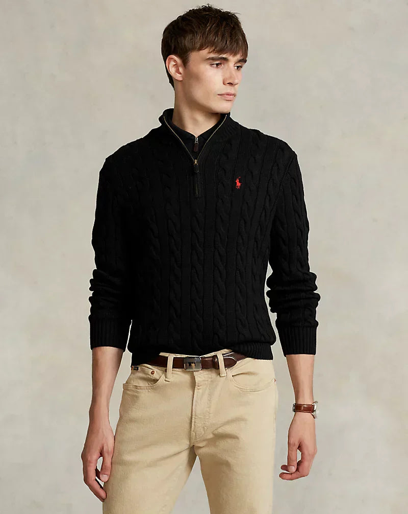 RL POLO® - Ribbed Knit Cotton Sweater