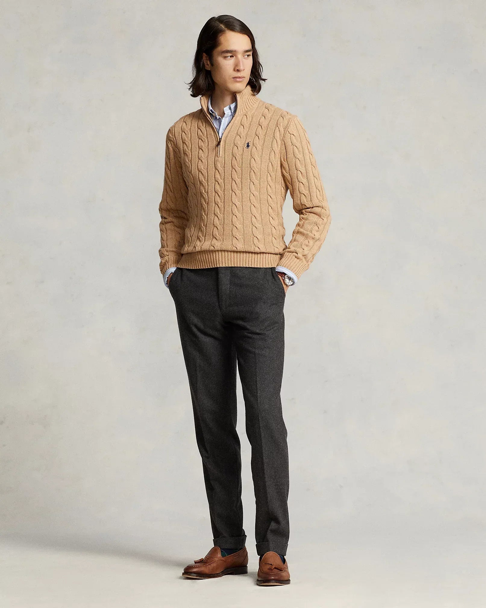 RL POLO® - Ribbed Knit Cotton Sweater