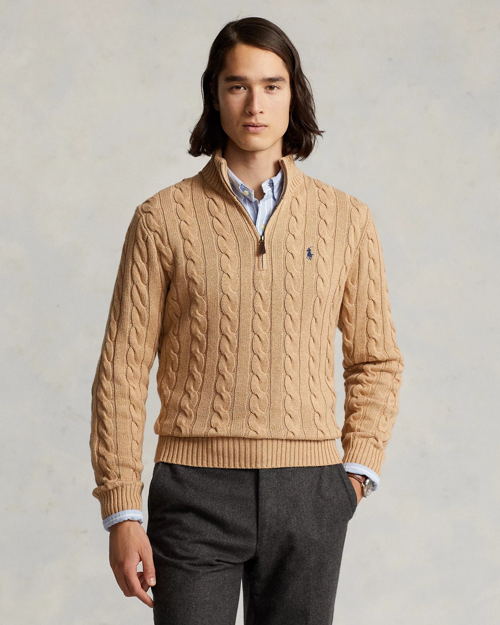 RL POLO® - Ribbed Knit Cotton Sweater